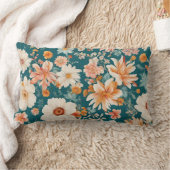 驚くほど繊細な花 ランバークッション (ブランケット)
