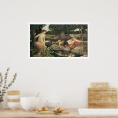 驚くほど美しいビクトリアンファンタジーアートプリント ポスター (キッチン)