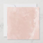 驚くほど美しいフローラリースブライダルシャワー 招待状 (裏面)