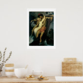 驚くほど美しいロマンチックビクトリアンアートプリント ポスター (キッチン)