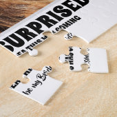 驚く – Bridesmaidおもしろい Proposal写真 ジグソーパズル (側面)