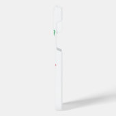 驚よくはしゃぐいた雄鶏おもしろい iPhoneケース (左側面)