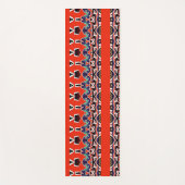 驚カラフルくべき南ア伝統的フリカ ヨガマット (正面)