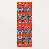 驚カラフルくべき南ア伝統的フリカ ヨガマット (裏面)