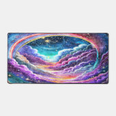 驚カラフルくべき水彩外空間デザイン デスクマット (正面)