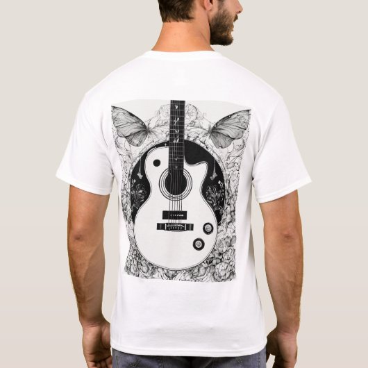 「驚ユニセックスくべきデザインTシャはっきりしたツスタイリッシュ、 Tシャツ (裏面)