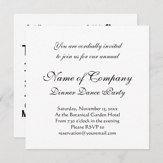 驚数々のくべき仕事の母の日または誕生日 招待状 (正面/裏面)