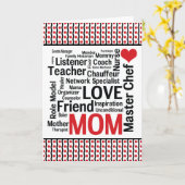 驚数々のくべき仕事の母 – 母の日用カード カード (黄色い花)