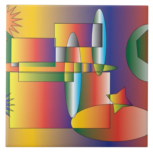 驚異および発見の世界 タイル (正面)