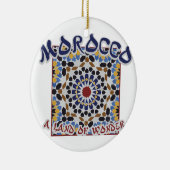 驚異のモロッコの土地 セラミックオーナメント (右)