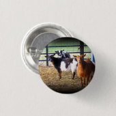 驚異のヤギ 缶バッジ (正面&裏面)