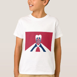 驚異の抽象的E.T.アートプリント Tシャツ