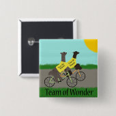 驚異の旅行de Fleece Team 缶バッジ (正面&裏面)