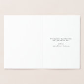 驚異宗教ホイルのクリスマスカードの星 箔カード (内部)