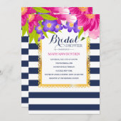 驚異的なフローラ招待状 招待状 (正面/裏面)