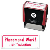 「驚異的な働き!」 フィードバックのスタンプ セルフインキングスタンプ (インサイチュ)