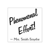 「驚異的な努力！」 先生スタンプ ラバースタンプ (インプリント)