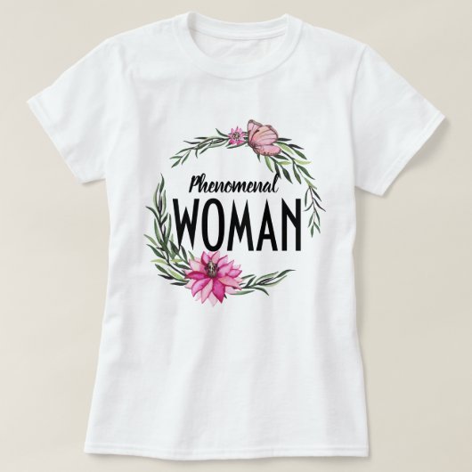 驚異的な女性 Tシャツ (デザイン正面)