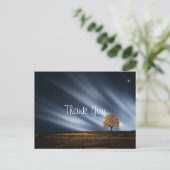 驚異的な空の夕日ありがとう ポストカード (スタンド正面)