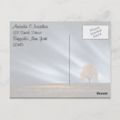 驚異的な空の夕日ありがとう ポストカード (裏面)