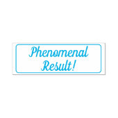 「驚異的な結果!」 ターターゴム印 セルフインキングスタンプ (デザイン)