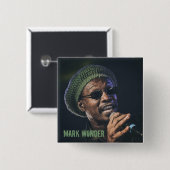 驚異2"にバッジのPinback正方形のボタン印を付けて下さい 缶バッジ (正面&裏面)