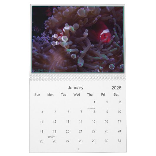 驚異 カレンダー (1月 2026)