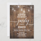 驚素朴きの誕生パーティー 招待状 (正面)