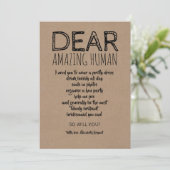 驚親愛くべき人間おもしろいの花嫁の提案 招待状 (スタンド正面)