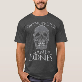 骨おもしろい体整形外科医ゲーム Tシャツ