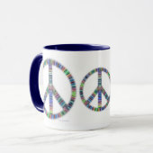 骨がある平和トリオのマグ マグカップ (正面左)