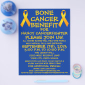 骨がんチャリティーフライヤー チラシ (シングル)