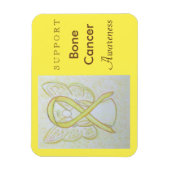 骨がん認識度リボンエンジェルマグネット マグネット (縦)
