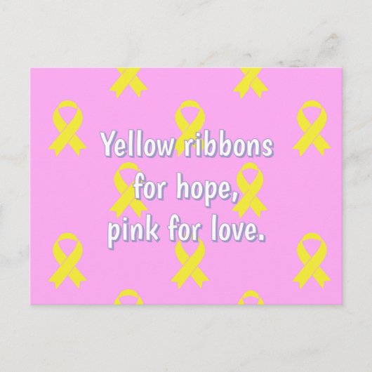 骨がん認識度 ポストカード (正面)