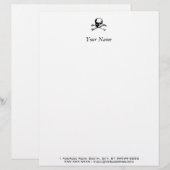 骨が交差した図形 レターヘッド (正面/裏面)