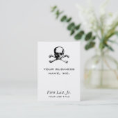 骨が交差した図形 名刺 (スタンド正面)