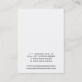 骨が交差した図形 名刺 (裏面)