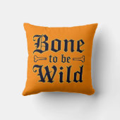 骨が野生であること クッション (裏面)