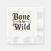 骨が野生であること 縁ありカクテルナプキン (正面)