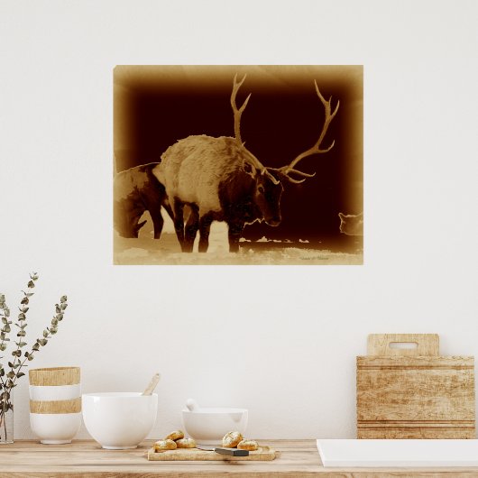 骨が2つ悪い ポスター (キッチン)