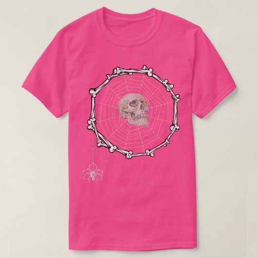 骨とくもの巣 Tシャツ (デザイン正面)