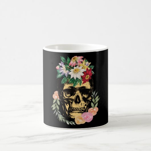 骨と花 コーヒーマグカップ (中央)