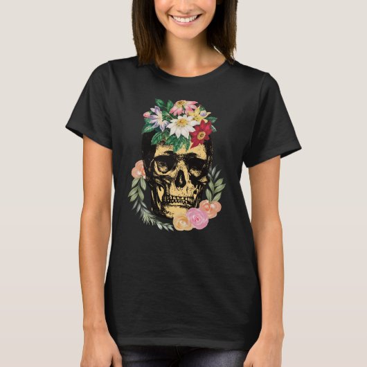 骨と花 Tシャツ (正面)
