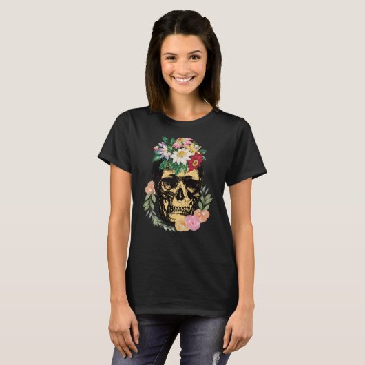 骨と花 Tシャツ (正面フル)