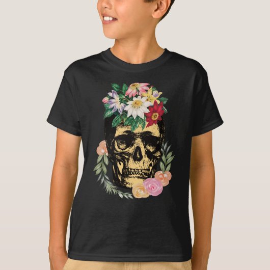 骨と花 Tシャツ (正面)