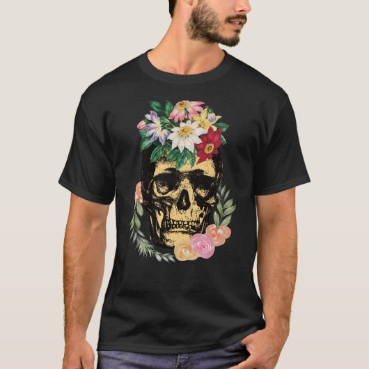 骨と花 Tシャツ (正面)