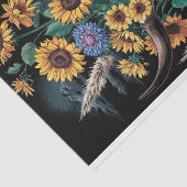 骨と開花、ワイルドフラワーとワイルドウェスト 薄葉紙 (詳細)