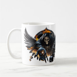 骨と魔法、神秘的なサイコロとスケルトン。 コーヒーマグカップ