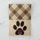 骨にマスクを付おもしろいけたゴールデンレトリバー カード (内部)