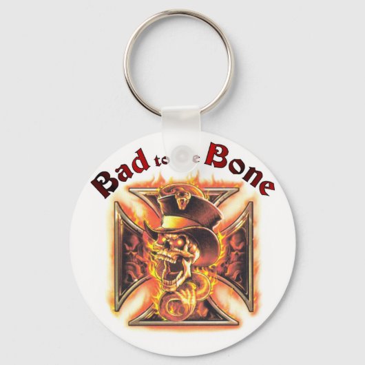 骨に悪い キーホルダー (正面)